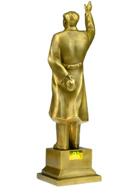 挥手全身毛主席雕塑礼品站像