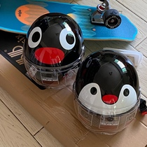 (Safe And Cute) Spot Cute Repair Hook Small Penguin Helmet Electric Car Lovers Ride Equipped Electric Bottle Car