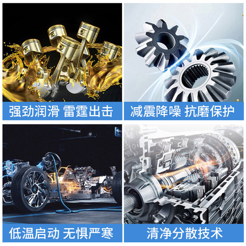 壳牌机油5W30蓝壳全合成机油HX7PLUS 四季汽机油润滑油 SP 4L正品 - 图0