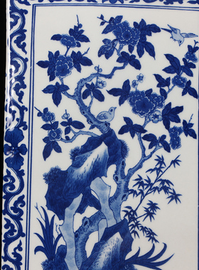 景德镇四方花瓶中式风复古陶瓷器