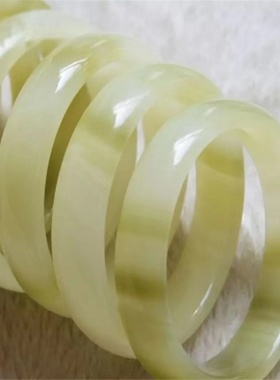 玉手镯手镯999玉石名族风女