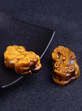 虎睛石情侣虎睛石三钱貔貅