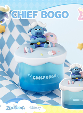 正版迪士尼疯狂动物城棉花棒棒糖车载香薰摆件桌面手办生日礼物