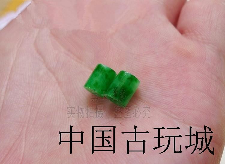 高端精选缅甸翡翠色路路通吊坠阳绿满绿玉石祖母绿转运桶珠项链玉