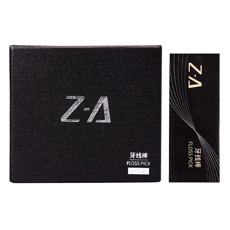 早安za高拉力超细竹炭牙线棒剔牙 早安牙线/牙线棒