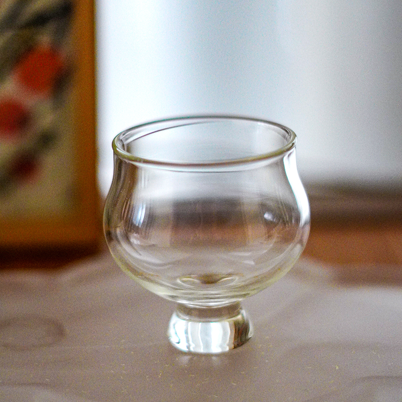 叶屿  圆融玻璃杯耐热高硼硅主人杯功夫茶具透明紫色喝茶杯水杯 - 图0