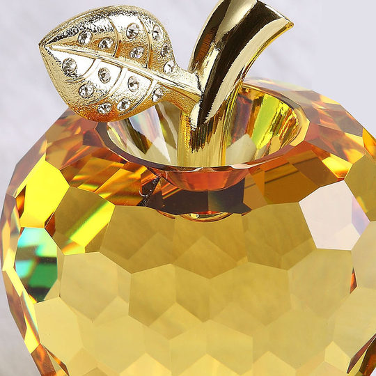 Autoschmuck, Kristall-Apfel-Auto-Sicherheitsschmuck für Frauen