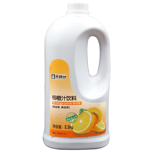 柳橙饮料浓缩果汁 高倍柳橙汁9倍浓缩汁柠檬汁2.2kg - 图3