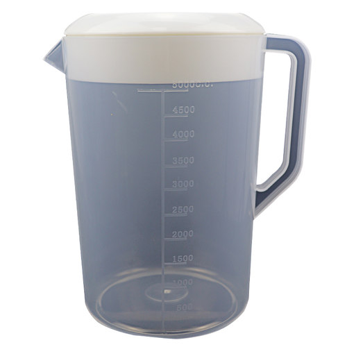奶茶果汁记量器水杯5000ml冷水壶加厚带盖带刻度塑料量杯量桶包邮 - 图3