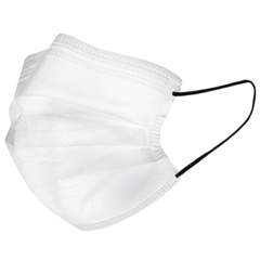 Core white mask disposable summer thin ear rope black hanging ear belt contrast color rope personality men's fashion