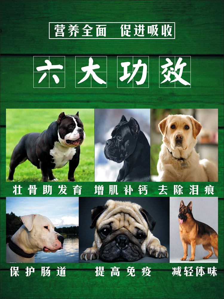 40斤宠乐滋恶霸犬狗粮增肌杜宾马犬德牧卡斯罗大型犬幼犬专用通用 - 图1