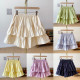C6097 ruffled ແອວ elastic ສັ້ນ