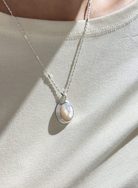 新款S925纯银项链女高级感轻奢超精致细闪链条百搭素链裸链毛衣链