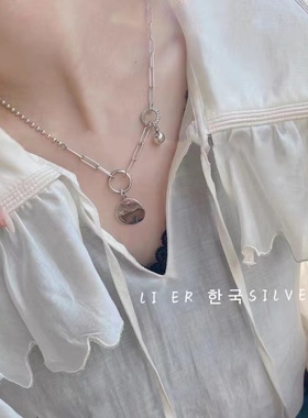 s925纯银项链ins小众设计