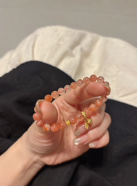 2026年新款阿鲁沙水晶手链女款小众叠戴手串紫色饰品转运