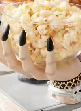 树脂工艺品装饰跨境装饰品Witch Hands万圣节女巫手小吃碗架