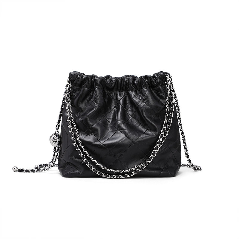 Viney包包女2026新款秋冬水桶包斜挎包女包真皮大容量单肩链条包,淘宝优惠券,粉丝福利购,淘宝优惠卷