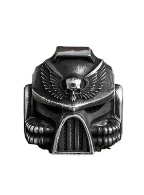 Simple Retro Personalized Creative nd Punk Cool Mecha Skull