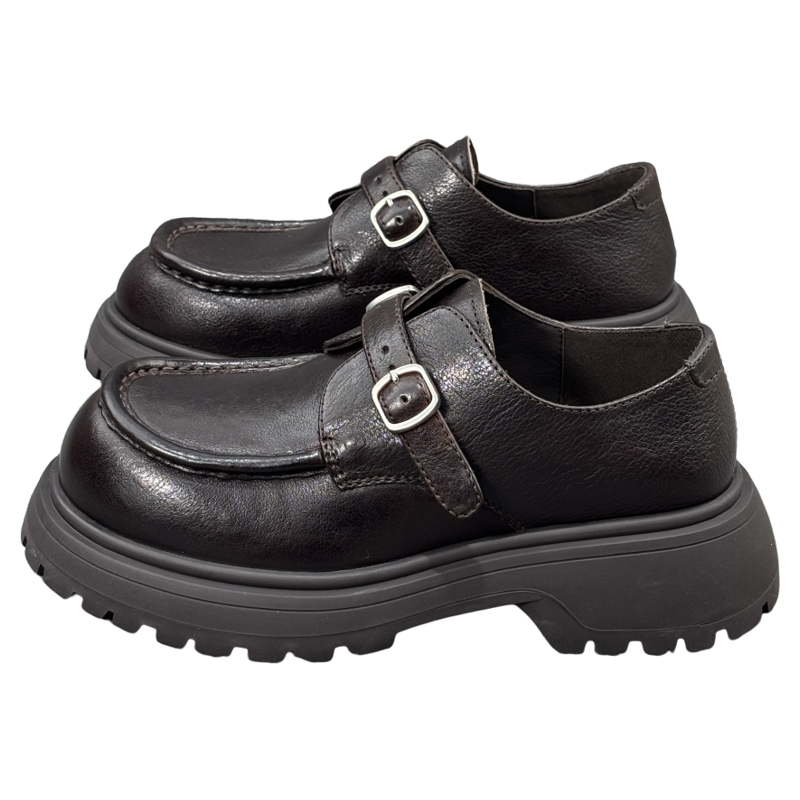 欧洲站2026新款厚底乐福鞋复古英伦风大头小皮鞋女单鞋欧货德比鞋,淘宝优惠券,粉丝福利购,淘宝优惠卷