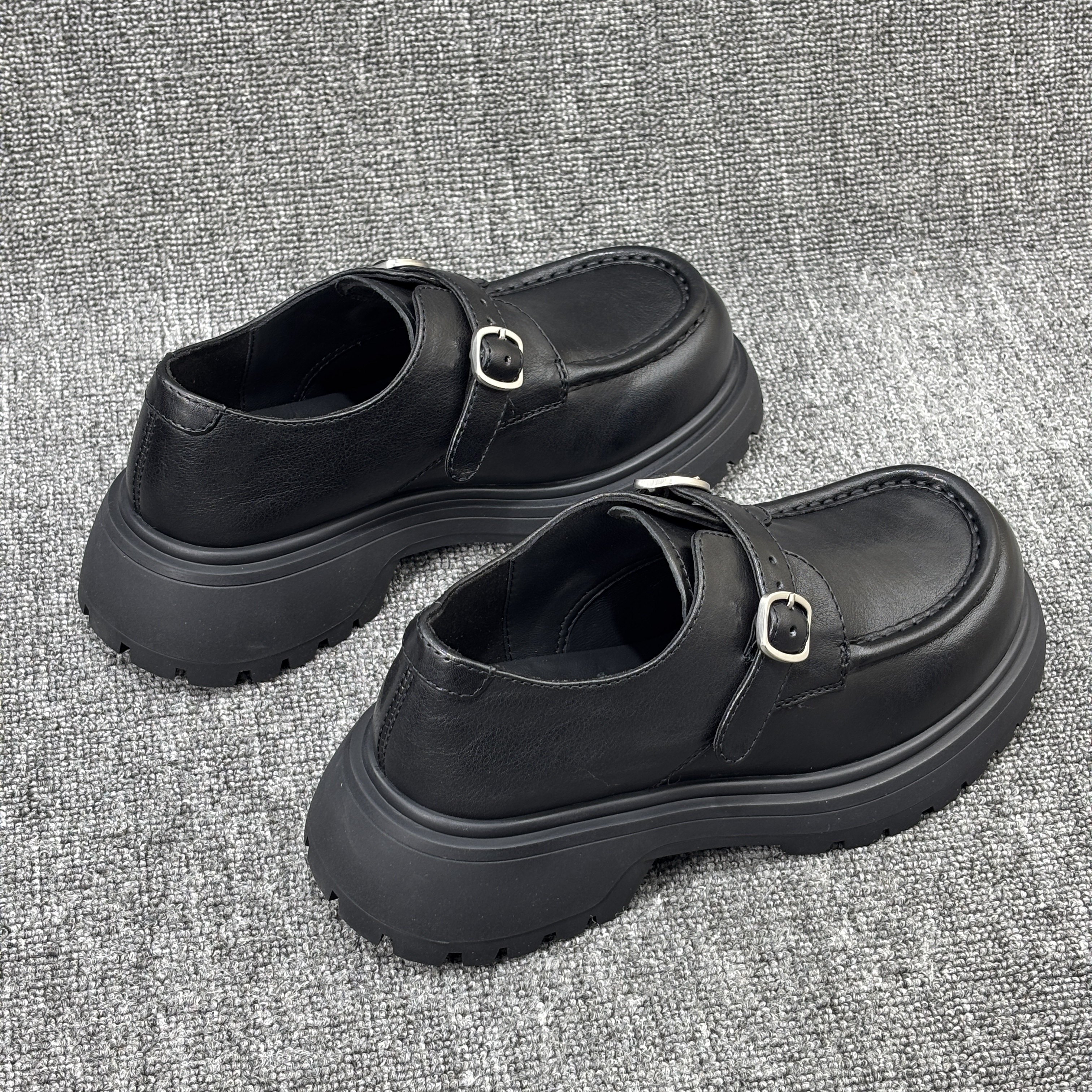 欧洲站2026新款厚底乐福鞋复古英伦风大头小皮鞋女单鞋欧货德比鞋,淘宝优惠券,粉丝福利购,淘宝优惠卷