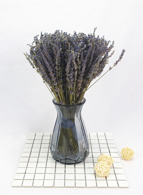 薰衣草干花花束客厅装饰真花插花