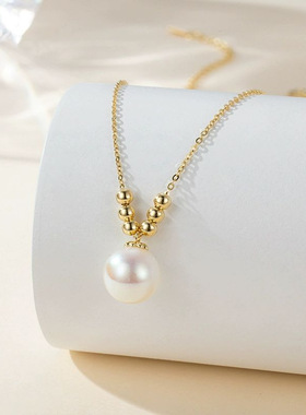 18K天然淡水珍珠轻奢锁骨链
