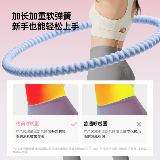 Fat-burning software hula hoop that won’t hurt your waist