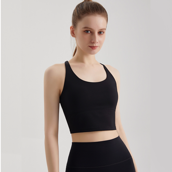 Yumei cross back breathable sports bra