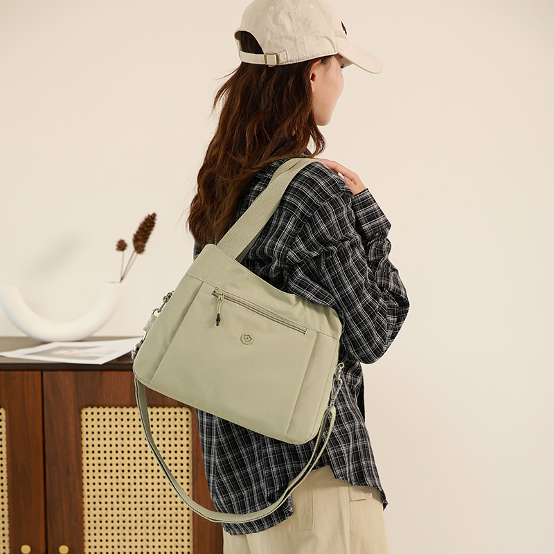 捷朗仕2025新款尼龙单肩斜挎包女士大容量多口袋轻便潮妈妈包女包,淘宝优惠券,粉丝福利购,淘宝优惠卷