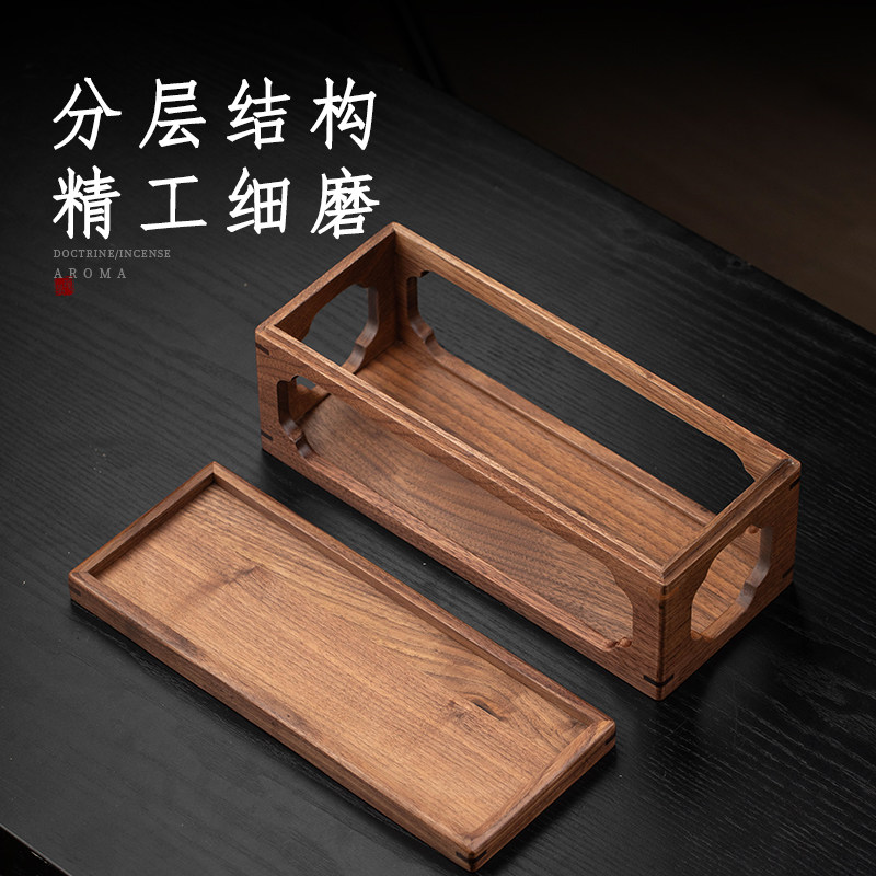 Chinese Bogu rack solid wood tea set storage rack tea room tea table cultural toys display storage rack office display rack