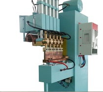 Five-head special medium frequency platoon welding machine multi-head row welding machine construction mesh sheet row welding machine gantry type welding machine