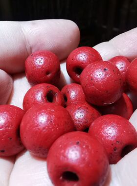 12971  藏传清代老琉璃珠子​