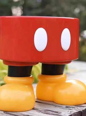 米奇换鞋凳网红入户门口进门家用客厅可坐鞋柜创意个性小凳子矮