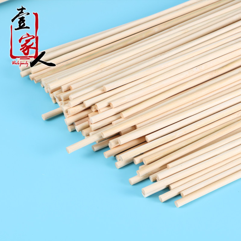 竹签40cm*6.0mm 100支阿拉伯大肉串薯塔棉花糖烧烤竹签子包邮_虎窝淘