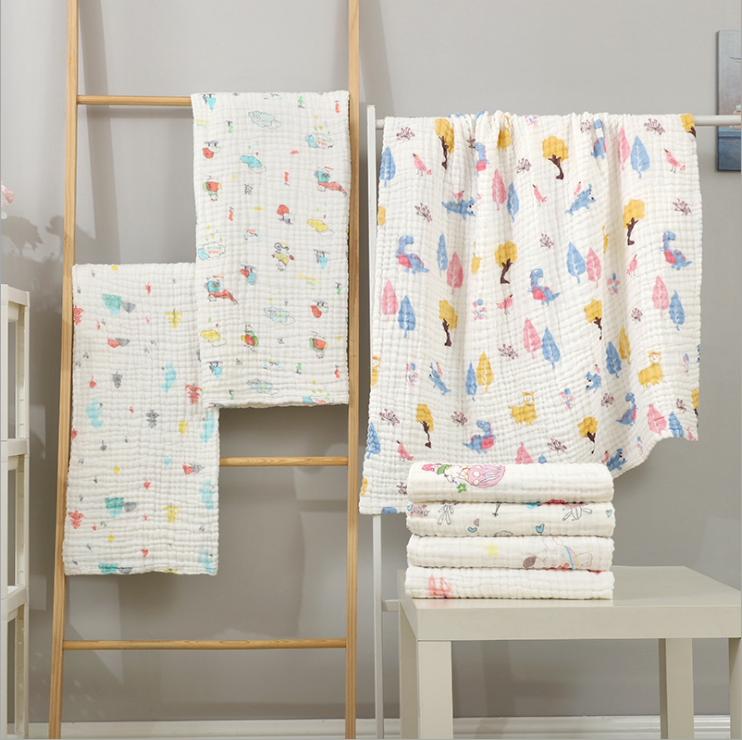 婴儿浴巾儿童纯棉纱布浴巾六层纯棉超柔吸水春夏包被盖毯成人浴巾,淘宝优惠券,粉丝福利购,淘宝优惠卷