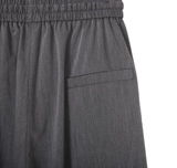 雨墨圣迪奥立 Летние штаны, 2023, на резинке, свободный крой