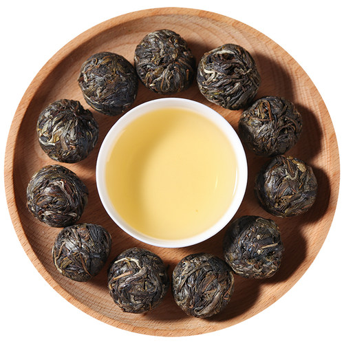 景迈兰香龙珠景迈山古树茶兰花香纯手工制作普洱茶生茶500g一斤装 - 图3