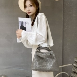 Плетеная небольшая сумка, 28см, 12см, высота 20 см