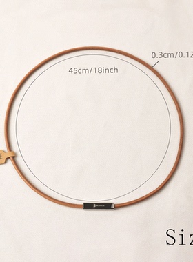 外贸牛皮绳吊坠项链绳手工复古原色脖子简约真皮男女款原创设计