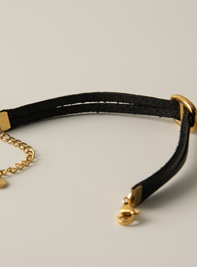 【猪鼻子扣】新款简约百搭不掉色牛皮手镯基础款个性简约小众手链