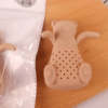 Japanese native bear shaped silicone tea filter