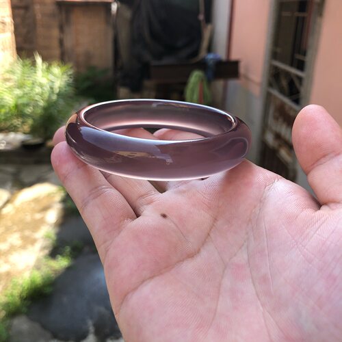 巴西玛瑙手镯冰种玉髓马达加斯加玉髓高冰种老坑手串手链吊坠专拍 - 图2