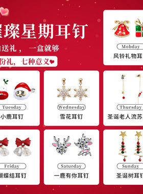 耳饰925银针一周耳钉套装耳环高