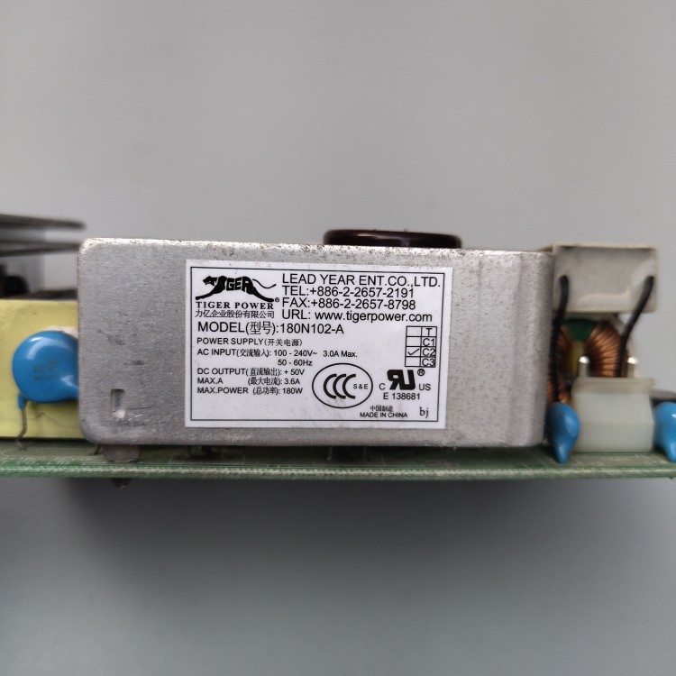 180N102-A YGER工业工控设备电源+50V3.6A180W现货实图正常使用 - 图0