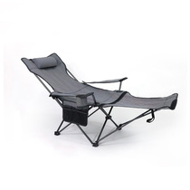 Outdoor Folding Deck Chair Office Lunch Break Chair Portable Super Light Backrest Fishing Chair Home Casual Beach Camping Chair