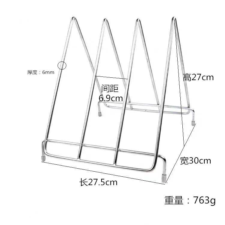 砧板架不锈钢厨房置物架落地酒店餐厅刀板架粘板架托盘架沥水架-图2