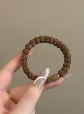诗情画意加粗藕节头绳皮筋
