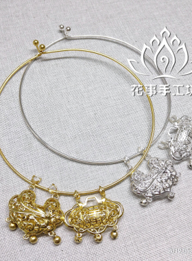 红楼梦贾宝玉古风长命锁项圈璎珞