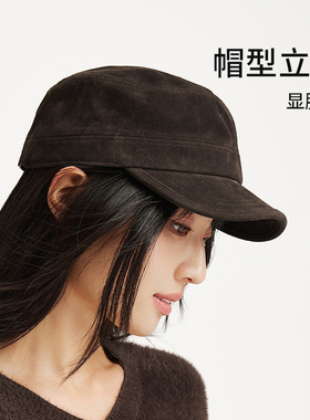 2026年秋新款女士时尚硬檐骑士帽