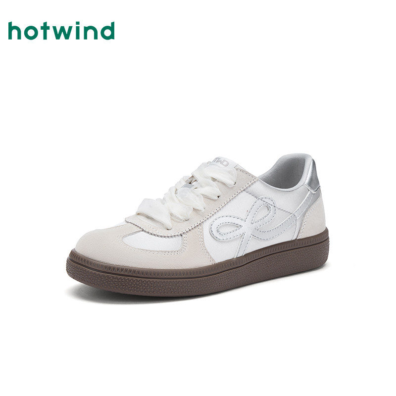 热风平底德训鞋女鞋2026年春季新款百搭户外板鞋运动小白鞋子,淘宝优惠券,粉丝福利购,淘宝优惠卷